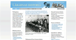Desktop Screenshot of lararnashistoria.se