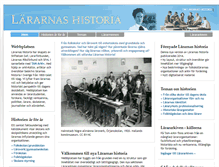 Tablet Screenshot of lararnashistoria.se